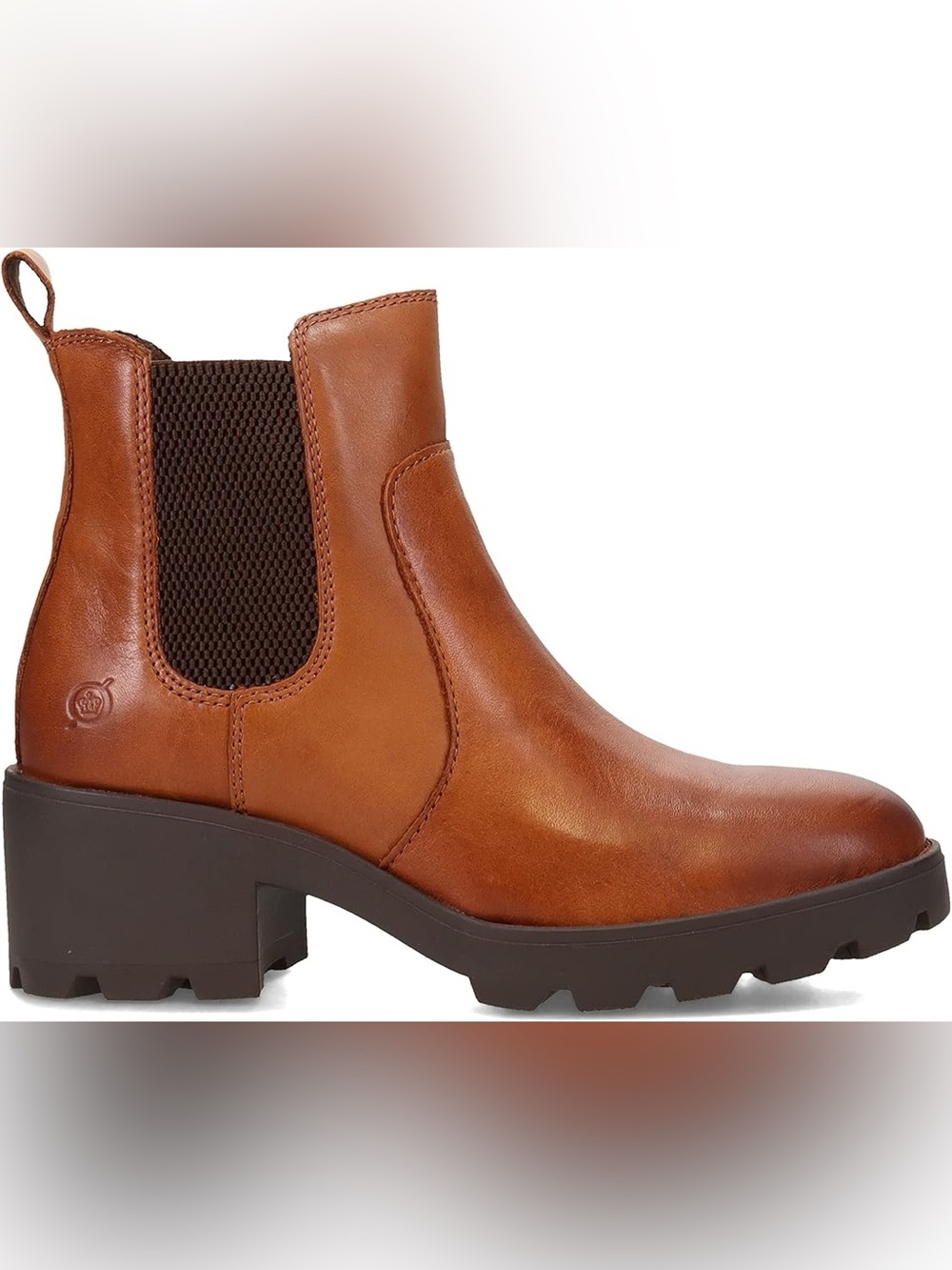 Born Women's Tan Leather Chelsea Ankle Boots
